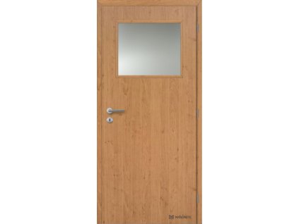 14020 2 vnitrni dvere 60 cm DOORNITE sklo 1 3 laminovane