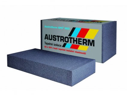 Fasádní polystyren šedý EPS® NEO 70 fasáda 10 mm Austrotherm