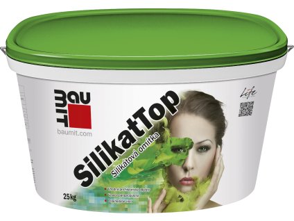 Baumit silikátová omítka - SilikatTop - 1,5 mm škrábaná