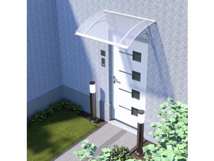 Vchodová stříška LanitPlast LARUS bílá 1,2 x 0,85 m