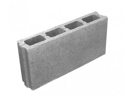 Příčkovka betonová tvárnice 50 x 10 x 23,8 cm HRONEK