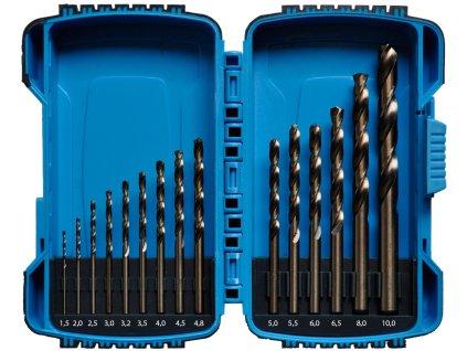 Sada vrtáků 1-10mm 15dílů cobalt XTline