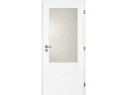 Interiérové dveře bílé 2/3 sklo 60 cm Masonite