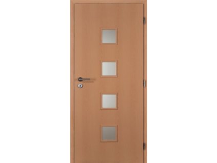 1582 masonite dvere vnitrni 60 cm quadra sklo
