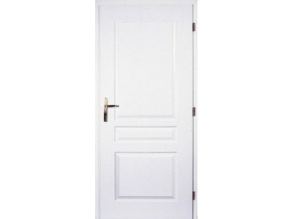 Dveře interiérové TROJA bílé pórové Masonite 80 cm