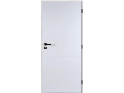 16867 1 protipozarni dvere bile profilovane quatro 80 cm DOORNITE