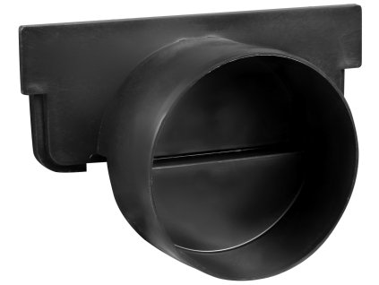 koncovka pro plastovy zlab bielbet 130 x 55 mm s odtokem dn75