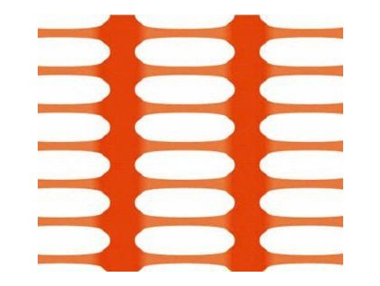 Bezpečnostní síť vyznačovací oranžová 1 x 50 m DRAGON (250g/m2)