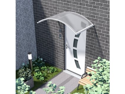 Vchodová stříška LanitPlast ARCUS bílá 1,6 x 0,7 m