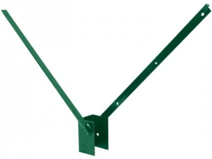 Bavolet Zn + PVC 60 x 60 mm sloupek PILOFOR Pilecký oboustranný "V"