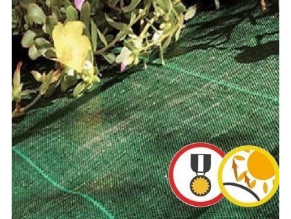 Folie na záhony proti plevelů 105 g/m2 COVER PRO 2 x 5 m zelená