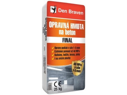 opravna hmota na beton final den braven