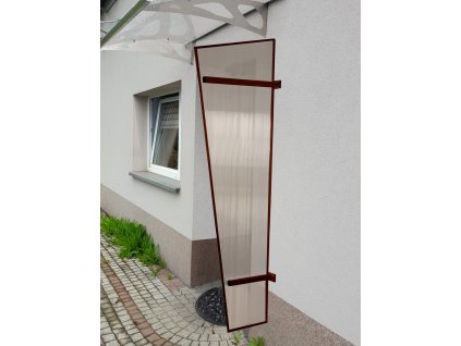 Boční stěna univerzální LanitPlast UNI PC hnědá