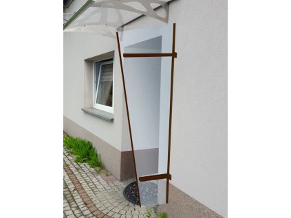 Boční stěna univerzální LanitPlast UNI PLEXI hnědá