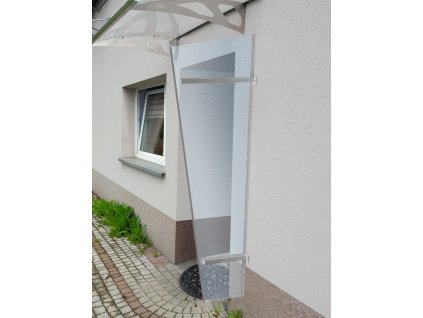 Boční stěna univerzální LanitPlast UNI PLEXI stříbrná