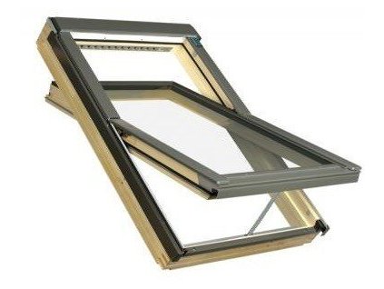 2557 fakro stresni okno drevene 114 x 140 cm ftp v u3 dvojsklo thermo