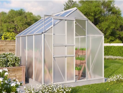 Skleník VITAVIA TARGET 5000 PC 4 mm stříbrný