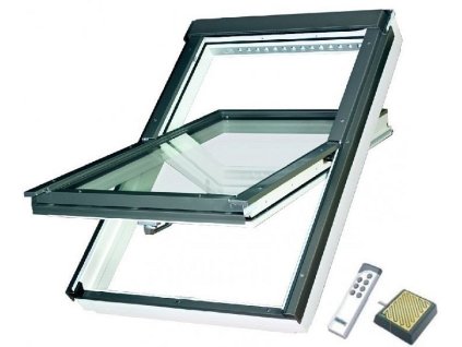 2812 drevene stresni okno fakro elektricke 66 x 140 cm ftu v u3 z wave