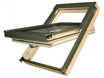 2854 stresni okna fakro 78 x 118 cm drevene ftt u6 bezpecnostni trojsklo