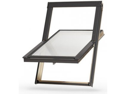 Dřevěné střešní okno DAKEA Better Safe 55 x 78 cm + manžeta ZDARMA