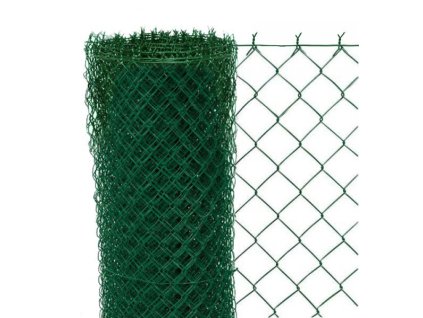 Poplastované pletivo 100 cm x 15 m s napínacím drátem (oko 55mm) PILECKÝ