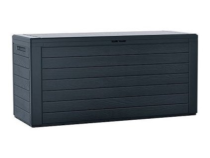 Zahradní box antracit Woodebox 280 l Prosperplast