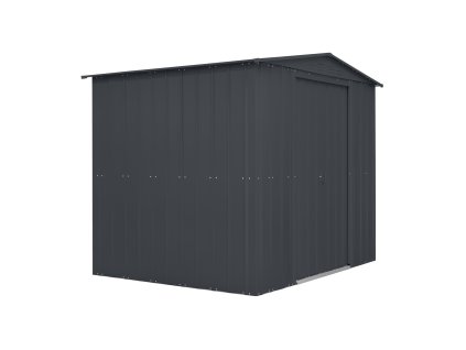 Kovový zahradní domek GLOBEL 86 se střešním oknem antracit