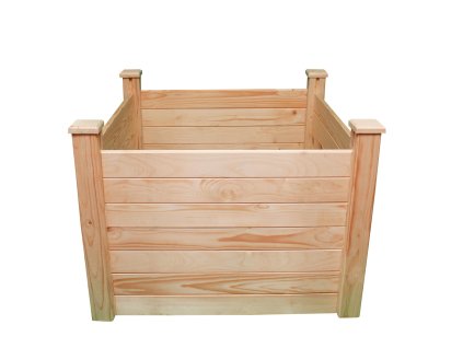 Vyvýšený záhon LANITPLAST HOLZKISTE2 104x62x77 cm hnědý natur