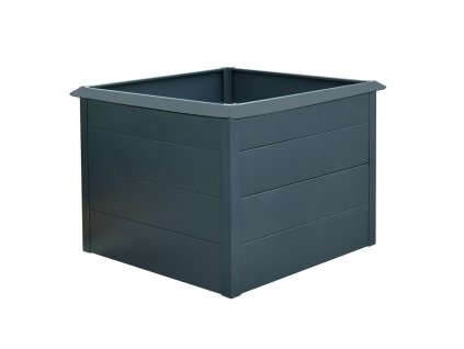 Vyvýšený záhon LANITPLAST SNAIL 100 100x100x76 cm šedý