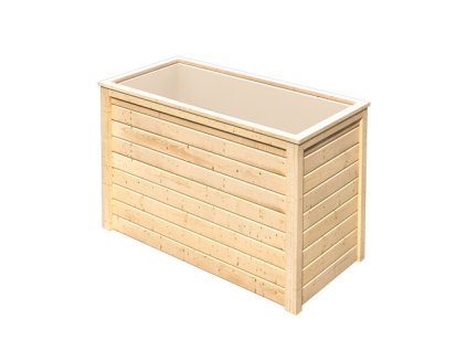 Vyvýšený záhon KARIBU HOCHBEET 191 133x69x82 cm hnědý natur