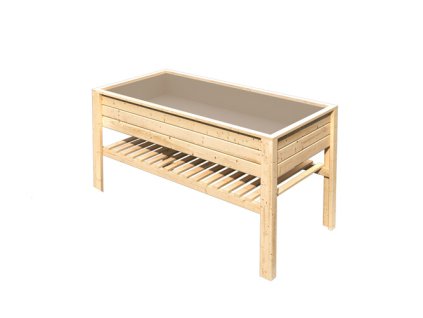 Vyvýšený záhon KARIBU HOCHBEET 173x89x82 cm hnědý natur