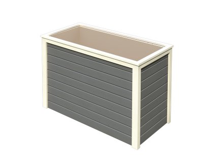Vyvýšený záhon KARIBU HOCHBEET 191 terragrau 133x69x82 cm šedý