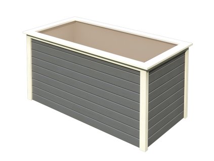 Vyvýšený záhon KARIBU HOCHBEET 192 terragrau 173x89x82 cm šedý