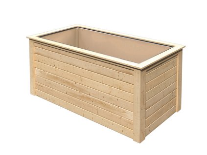 Vyvýšený záhon KARIBU HOCHBEET 281 209x111x92 cm hnědý natur