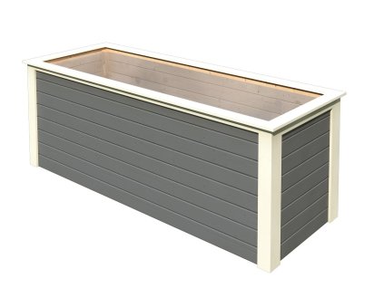 Vyvýšený záhon KARIBU HOCHBEET 282 terragrau 254x94x92 cm šedý