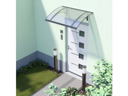 Vchodová stříška LanitPlast LARUS antracit 1,60 x 0,85 m