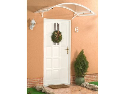 Vchodová stříška LanitPlast ARCO bílá 1,60 x 0,90 m