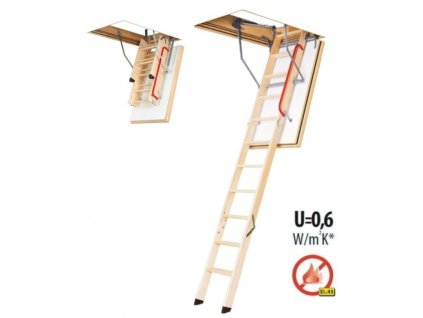 FAKRO protipožární půdní schody LWF 70 x 130 cm (305 cm)