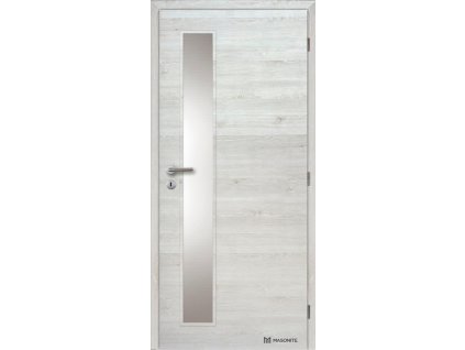 Dveře interiérové Vertika sklo 60 cm CPL laminát Deluxe MASONITE