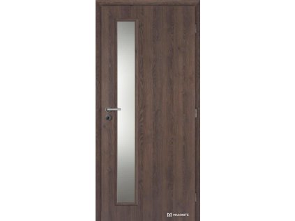 Dveře interiérové Vertika sklo 90 cm CPL laminát Deluxe MASONITE
