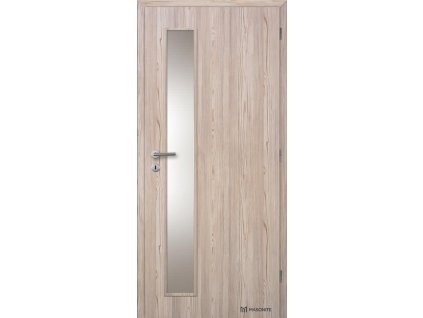 Dveře interiérové Vertika sklo 110 cm CPL laminát Deluxe DTD DOORNITE