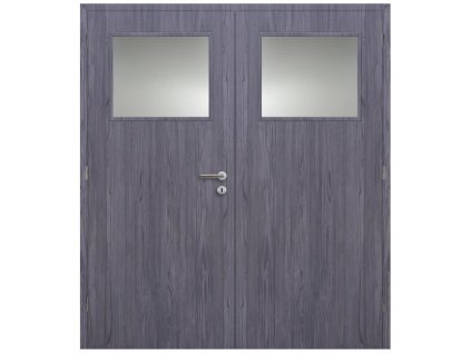 Dveře interiérové 1/3 sklo 180 cm CPL laminát Deluxe DTD DOORNITE