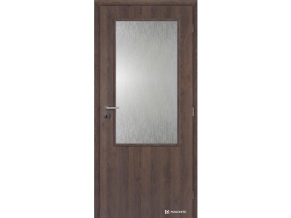 Dveře interiérové 2/3 sklo 60 cm CPL laminát Deluxe DTD DOORNITE