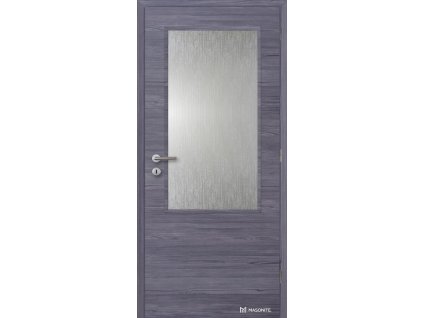 Dveře interiérové 2/3 sklo 80 cm CPL laminát Deluxe DTD DOORNITE