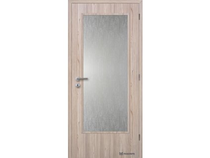 Dveře interiérové 3/4 sklo 60 cm CPL laminát Deluxe DTD DOORNITE