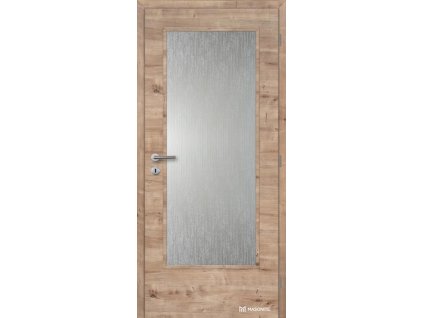 Dveře interiérové 3/4 sklo 100 cm CPL laminát Deluxe MASONITE