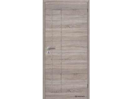 Dveře interiérové Vertika plné 60 cm CPL laminát Deluxe DTD DOORNITE