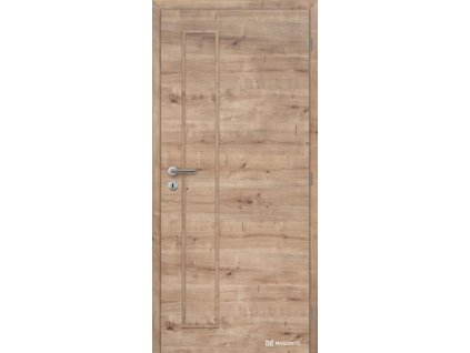 Dveře interiérové Vertika plné 90 cm CPL laminát Deluxe DTD DOORNITE