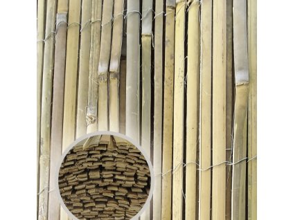 Stínící štípaný bambus BAMBOOPIL 1 x 5 m