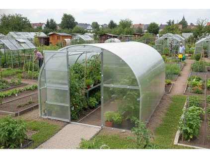 Skleník TIBERUS 3 x 4 m PC 8 mm